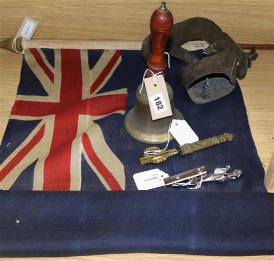 Miscellaneous items, including a Jaguar leaper bonnet mascot, L 13cm,